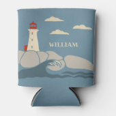 Vuurtoren aan de kust van Rocky Blikjeskoeler (Voorkant)