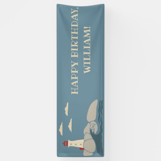 Vuurtoren aan de kust van Rocky Spandoek (Verticaal)