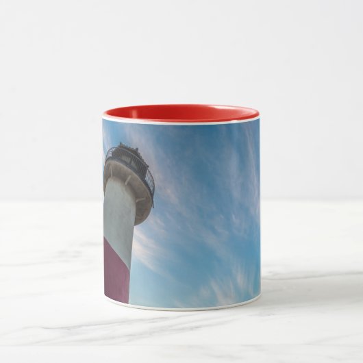 Vuurtoren aan de Oceanside Harbour Mok (Midden)