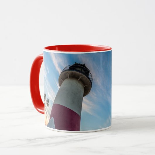 Vuurtoren aan de Oceanside Harbour Mok (Voorkant links)