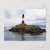 vuurtoren aan het einde van de wereld briefkaart (Voorkant)