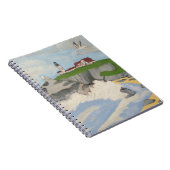 Vuurtoren aan Zee Notitieboek (Rechterzijde)