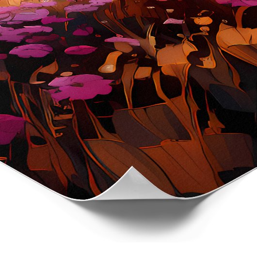 vuurtoren | AI-Poster Poster (Hoek)