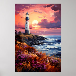 vuurtoren | AI-Poster Poster