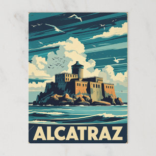  vuurtoren Alcatraz Island Prison Briefkaart