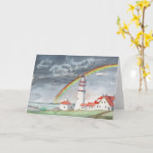 Vuurtoren Alle Gelegenheid Wenskaart Kaart (Gele Bloem)