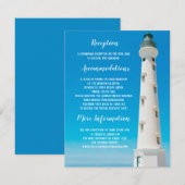 Vuurtoren Aruba Bestemming Huwelijksverblijf Kaart (Voorkant / Achterkant)