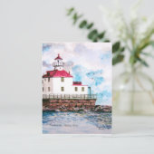 vuurtoren Ashtabula 1995 Briefkaart (Staand voorkant)