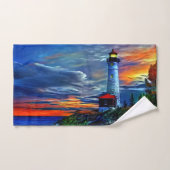 vuurtoren bad handdoek (Handdoek)