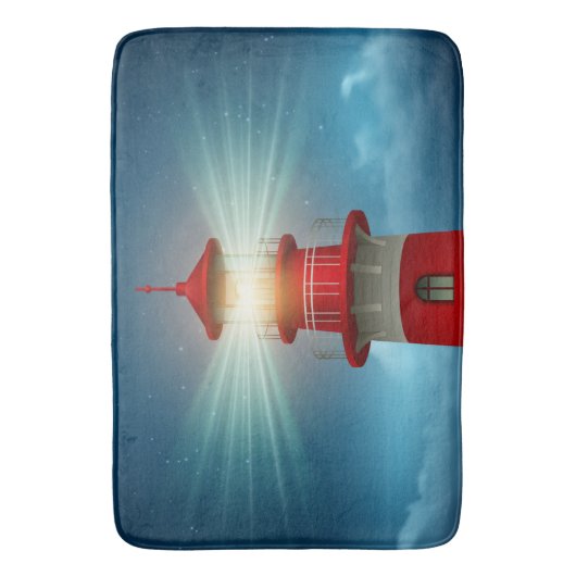 vuurtoren  badmat (Voorkant Verticaal)