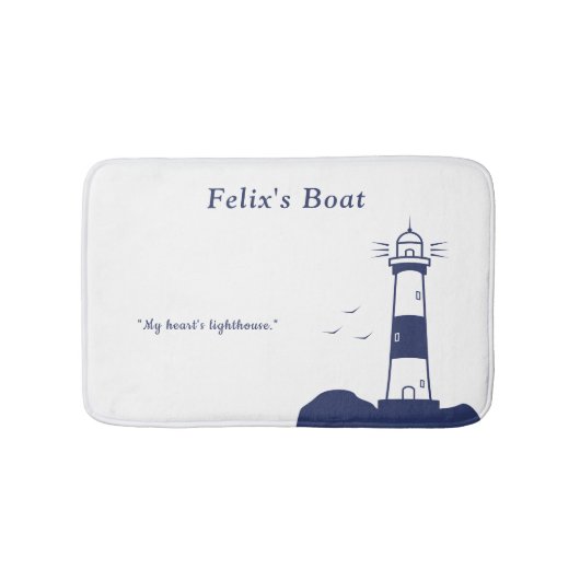 vuurtoren badmat (Voorkant)