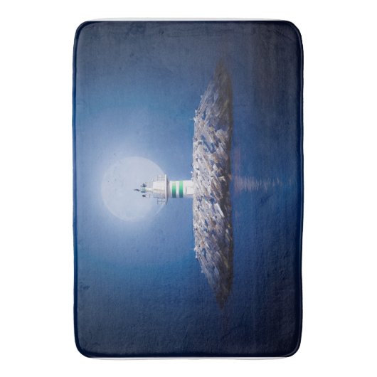 vuurtoren badmat (Voorkant Verticaal)