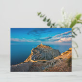 vuurtoren | Balearen, Spanje Bedankkaart (Staand voorkant)