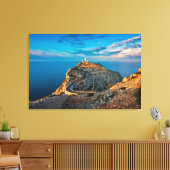 vuurtoren | Balearen, Spanje Canvas Afdruk (Insitu (Woonkamer))