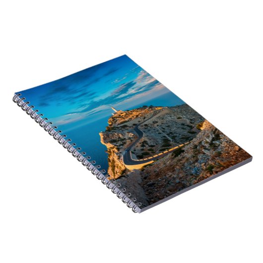 vuurtoren | Balearen, Spanje Notitieboek (Rechterzijde)