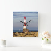 vuurtoren | Beachy Head Lighthouse England Vierkante Klok (Huis)