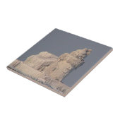 Vuurtoren, bevroren/ijsberg tegeltje (Zijkant)