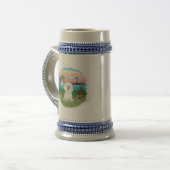 Vuurtoren - Bichon Frise #4 Bierpul (Voorkant links)