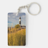 Vuurtoren Big Sable Point aan Lake Michigan Sleutelhanger (achterkant)