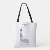 Vuurtoren Big Sable Point - Michigan - BD Tote Bag (Achterkant)