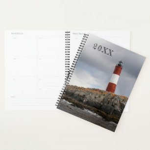 Vuurtoren bij Beagle Channel Planner