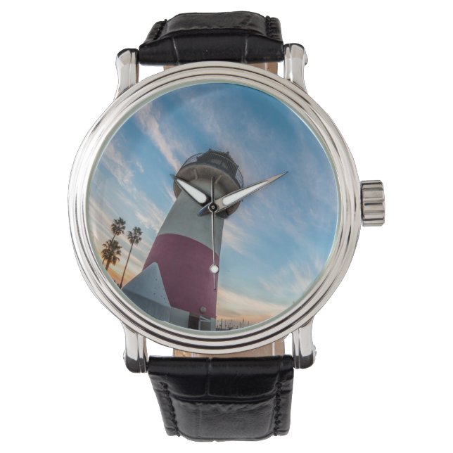 Vuurtoren bij de haven van Oceanside Horloge (Voorkant)
