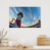 Vuurtoren bij de haven van Oceanside Poster (Keuken)