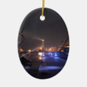 vuurtoren bij Licata. Keramisch Ornament (Voorkant)