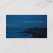 Vuurtoren bij nachtelijke Visitekaartjes (Achterkant)