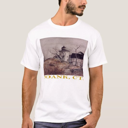 vuurtoren bij Noank T-shirt (Voorkant)