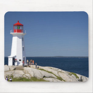 Vuurtoren bij Peggy's Cove, Nova Scotia, Canada. Muismat