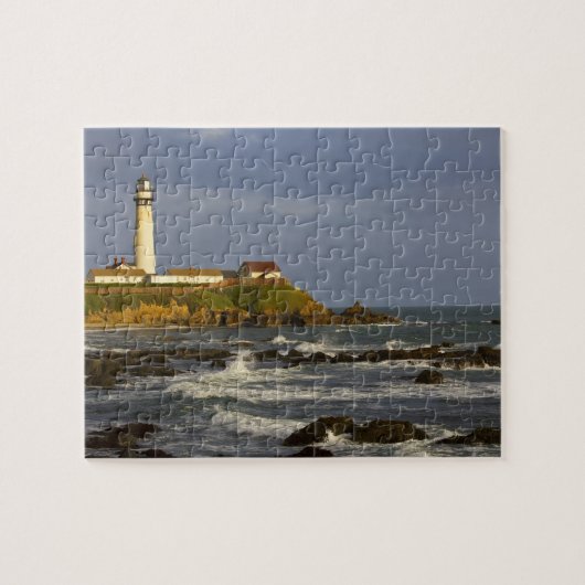 Vuurtoren bij Pigeon Point State Beach in San 2 Legpuzzel (Horizontaal)