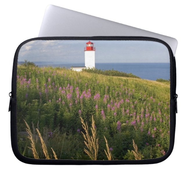 Vuurtoren bij St. Martins, New Brunswick, 2 Laptop Sleeve (Voorkant)