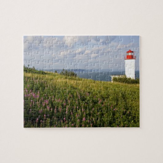 Vuurtoren bij St. Martins, New Brunswick, Legpuzzel (Horizontaal)
