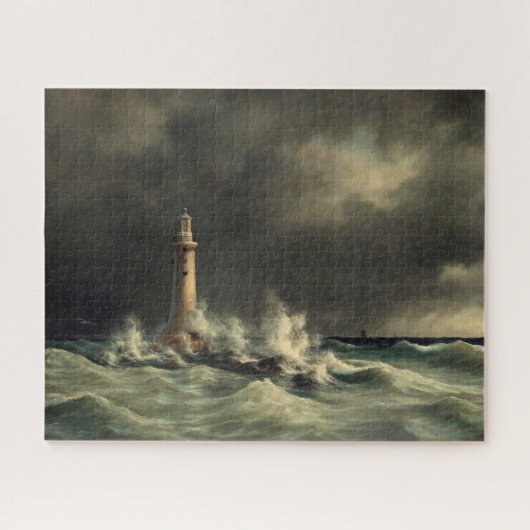 Vuurtoren bij Stora-Balt Legpuzzel (Horizontaal)