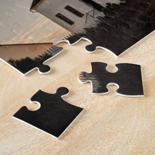 Vuurtoren bij zonsondergang, Californië Legpuzzel (Zijkant)