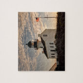 Vuurtoren bij zonsondergang, Californië Legpuzzel (Verticaal)