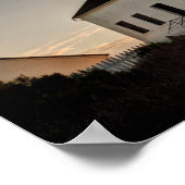 Vuurtoren bij zonsondergang, Californië Poster (Hoek)