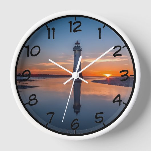 Vuurtoren bij zonsopgang (Voorkant)