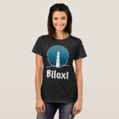 Vuurtoren Biloxi Beach T-shirt (Voorkant volledig)
