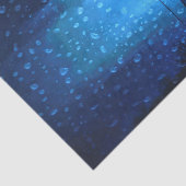 Vuurtoren blauw op een regenachtige donkere nacht tissuepapier (Detail)