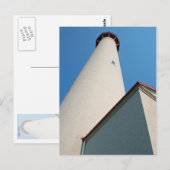 Vuurtoren, Blauwe hemel Briefkaart (Voorkant / Achterkant)