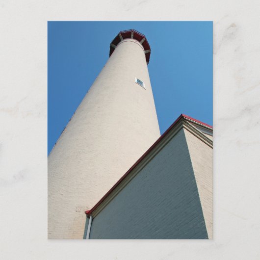 Vuurtoren, Blauwe hemel Briefkaart (Voorkant)