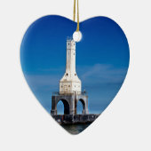 Vuurtoren Blues Keramisch Ornament (Rechts)