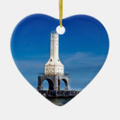 Vuurtoren Blues Keramisch Ornament (Voorkant)