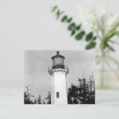 Vuurtoren boompunt briefkaart (Staand voorkant)