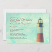 vuurtoren Bridal Shower-uitnodigingen Kaart (Voorkant)