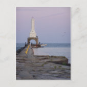 vuurtoren briefkaart (Voorkant)