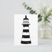 vuurtoren briefkaart (Staand voorkant)