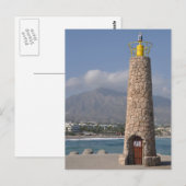 vuurtoren briefkaart (Voorkant / Achterkant)